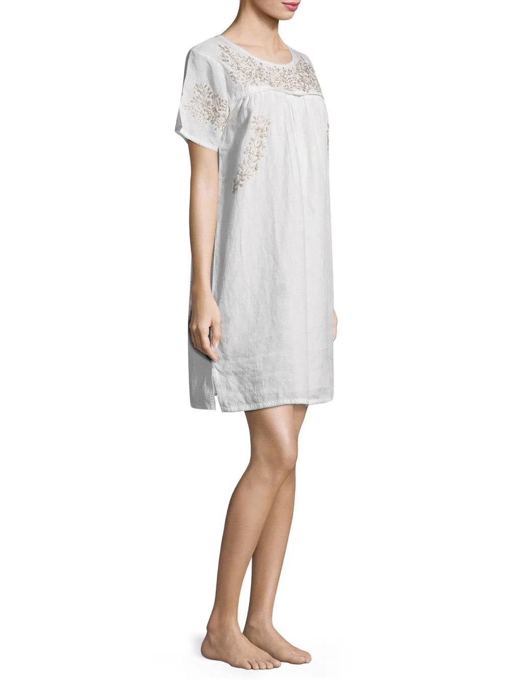 ✨NWT Roller Rabbit Linen Blend Embroidered Dress